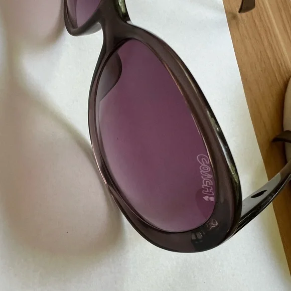 Coach Gracie Sunglasses in Purple (poppy collection) w Hardshell Case! - Picture 13 of 15